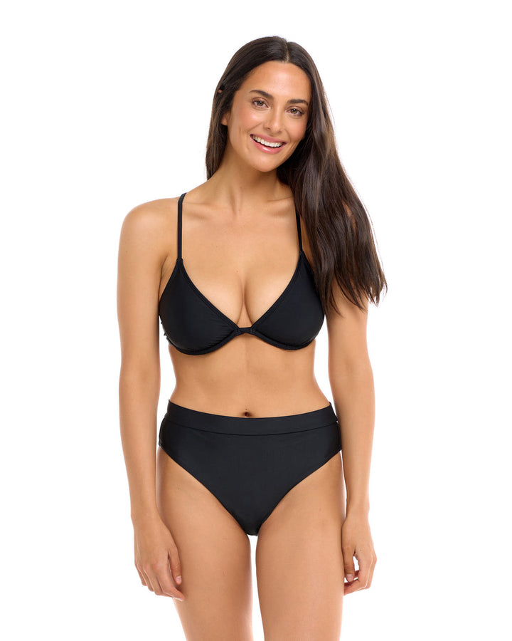 Body Glove Smoothies Patsy Bikini Top - BLACK - Sun Diego Boardshop