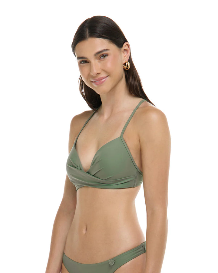 Body Glove Smoothies Kerry Fixed Triangle Bikini Top - Cactus - Sun Diego Boardshop