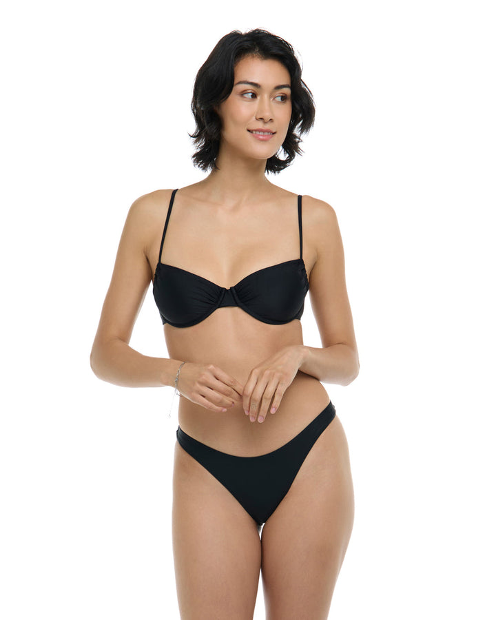 Body Glove Smoothies Alice Underwire Bikini Top - BLACK - Sun Diego Boardshop