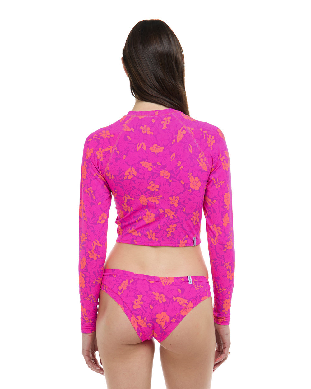 Body Glove Puako Let It Be Crop Rashguard - BUBBLE GUM - Sun Diego Boardshop