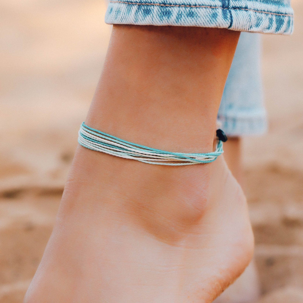 Pura Vida Bracelets Charity Anklet - CLEAN BEACHES - Sun Diego Boardshop