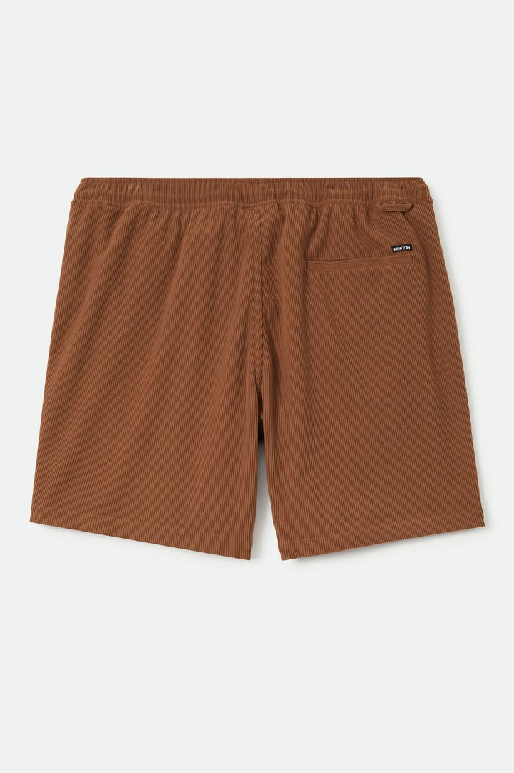 Brixton Men's Everyday Corduroy Short - Tobacco Brown - Sun Diego Boardshop