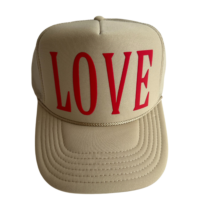 Local Beach Love Days Trucker Hat - KHAKI - Sun Diego Boardshop