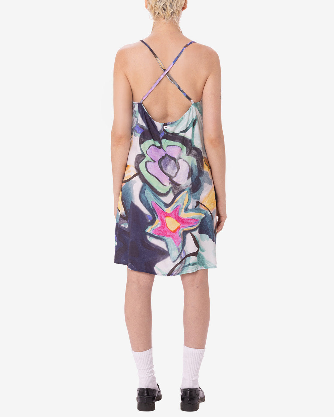 Obey REQUIEM SLIP DRESS - STRONG BLUE MULTI - Sun Diego Boardshop