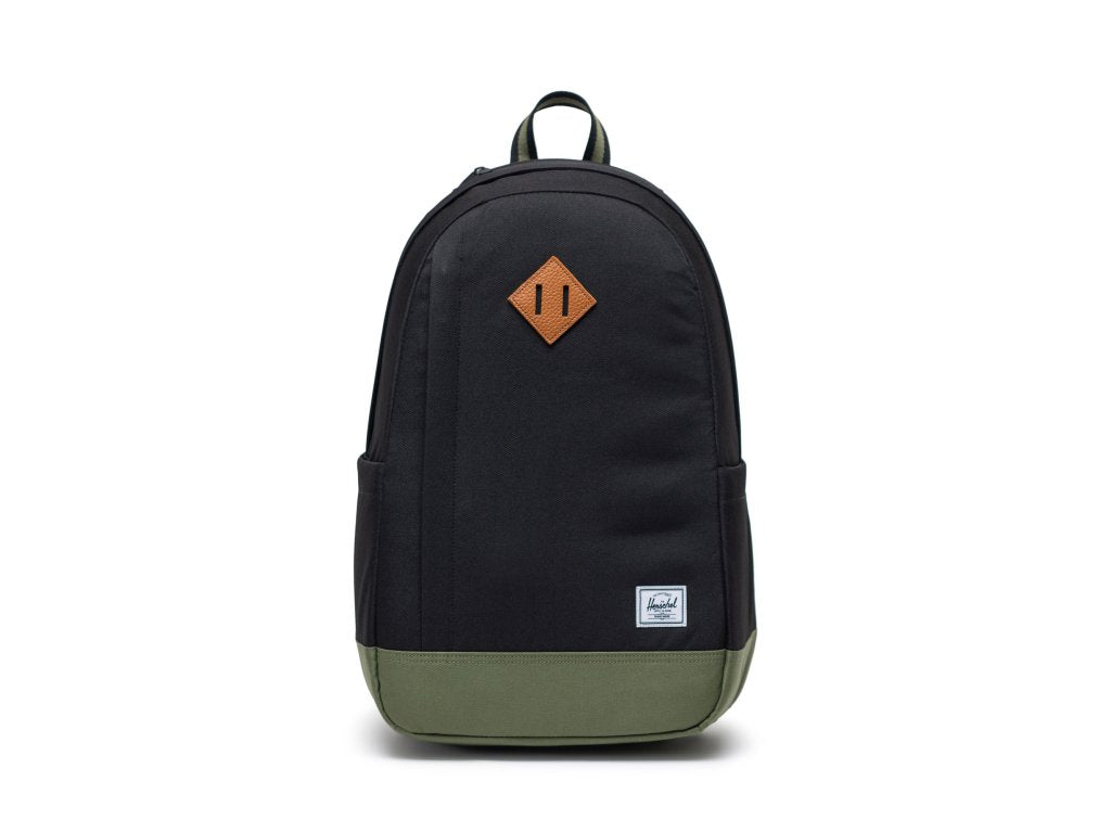 Herschel Supply Co Seymour Backpack - 26L - BLACK/FOUR LEAF CLOVER - Sun Diego Boardshop