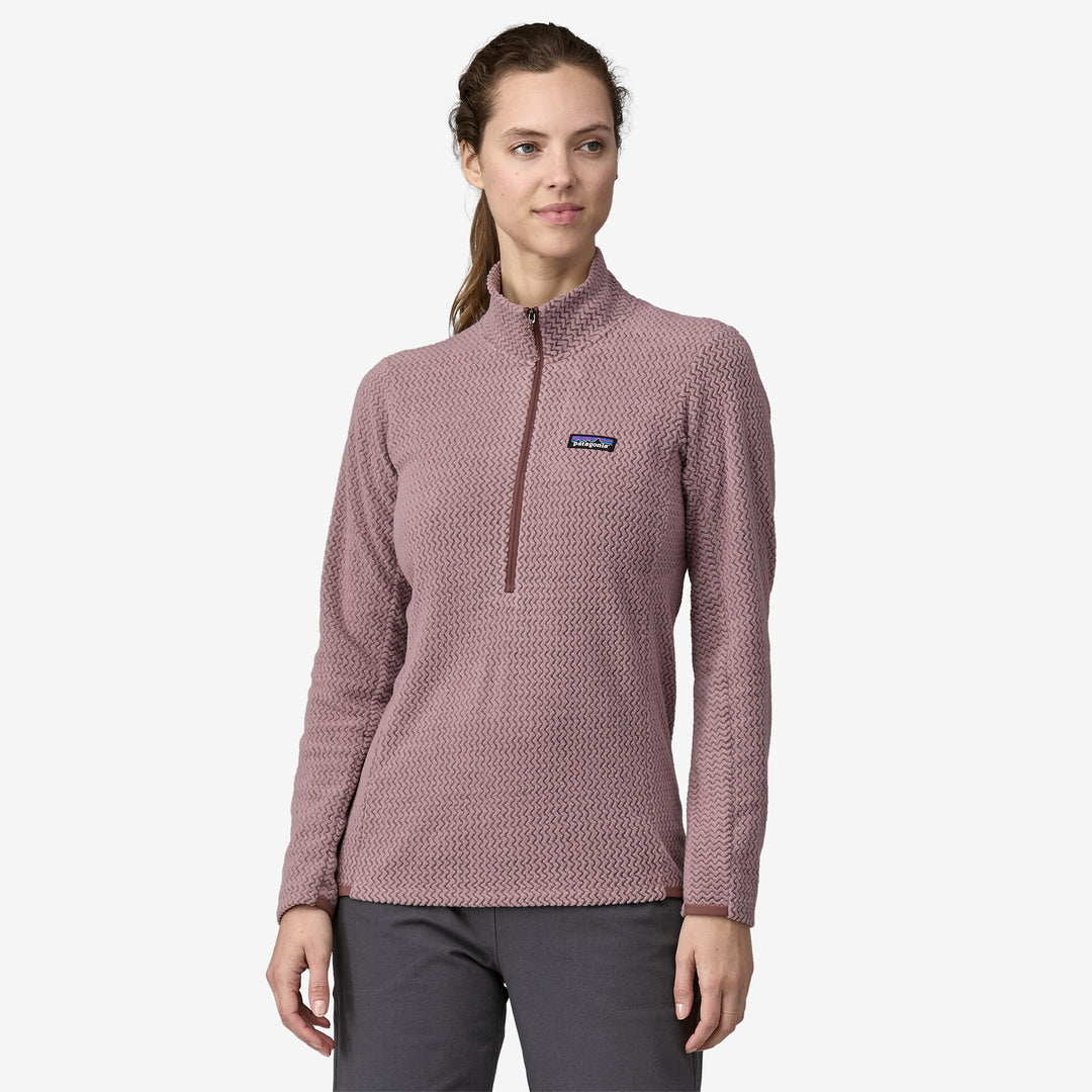 Patagonia Women's R1 Air Zip-Neck - STORMY MAUVE - Sun Diego Boardshop