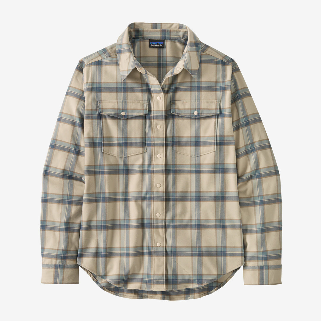 Patagonia Women's Canyonite Flannel Shirt - MOUNTAIN TREK PUMICE - Sun Diego Boardshop