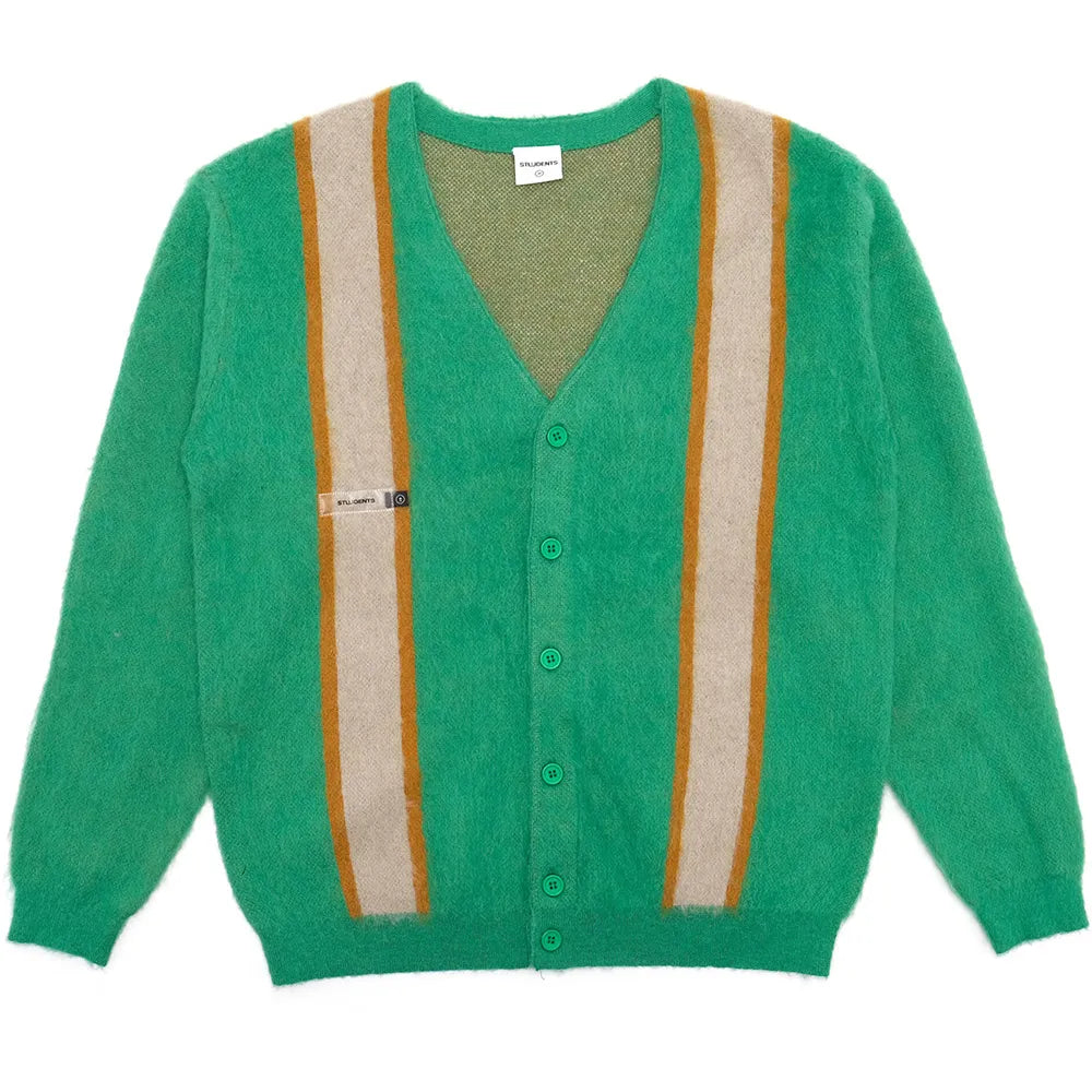 Students Golf Ellis Mohair Cardigan - GREEN - Sun Diego Boardshop