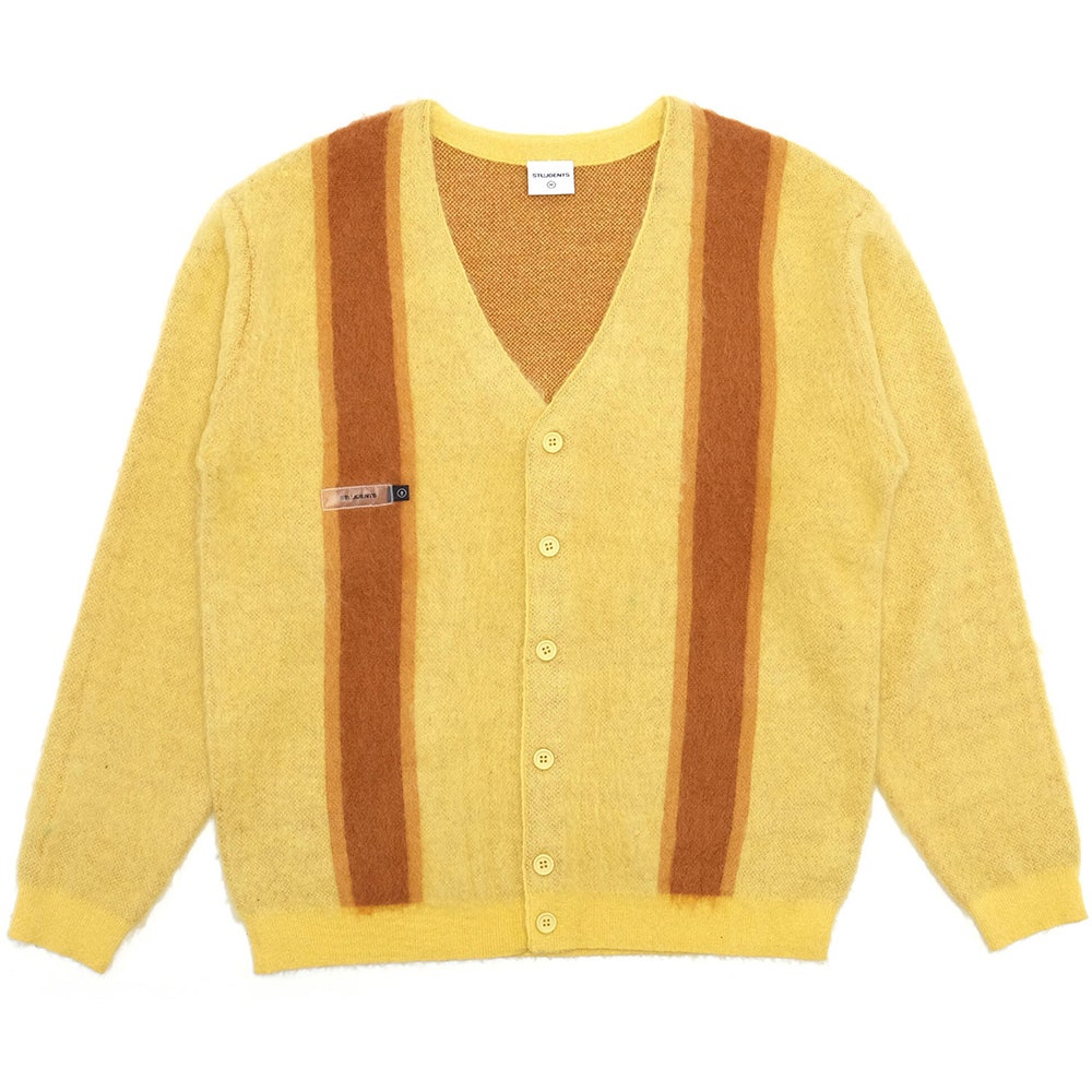 Students Golf Ellis Mohair Cardigan - MUSTARD - Sun Diego Boardshop