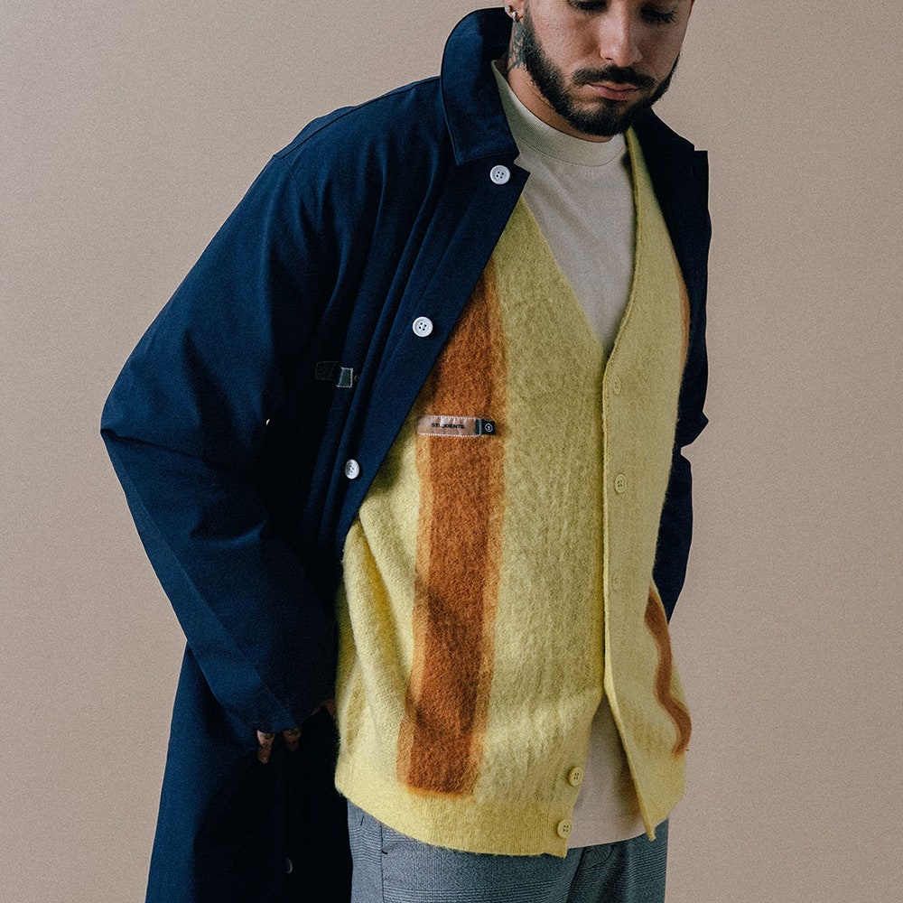 Students Golf Ellis Mohair Cardigan - MUSTARD - Sun Diego Boardshop