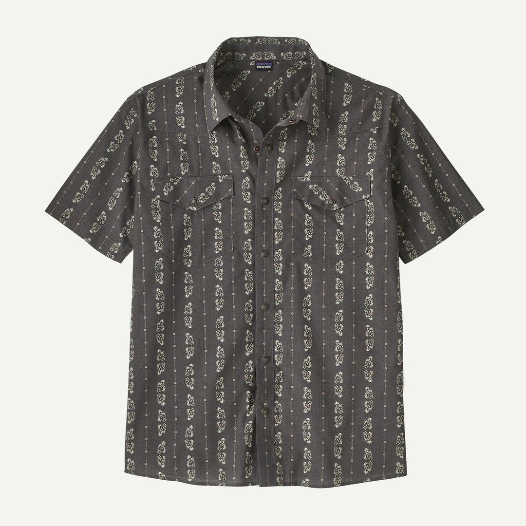 Mens Go To Western Shirt Lowlands Forge Grey