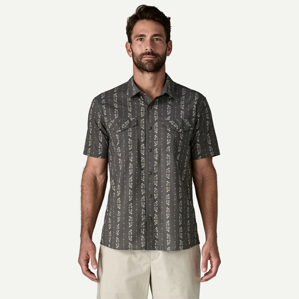Mens Go To Western Shirt Lowlands Forge Grey