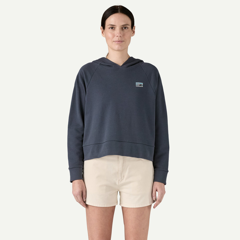 Patagonia Girls Regenerative Organic Certified Cotton Essential Hoody - Smolder Blue Smdb - Sun Diego Boardshop