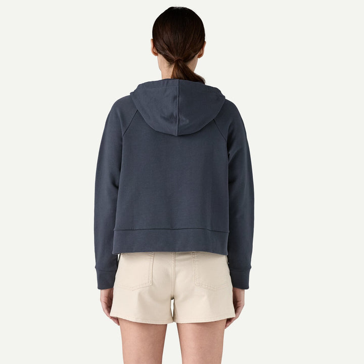 Patagonia Girls Regenerative Organic Certified Cotton Essential Hoody - Smolder Blue Smdb - Sun Diego Boardshop