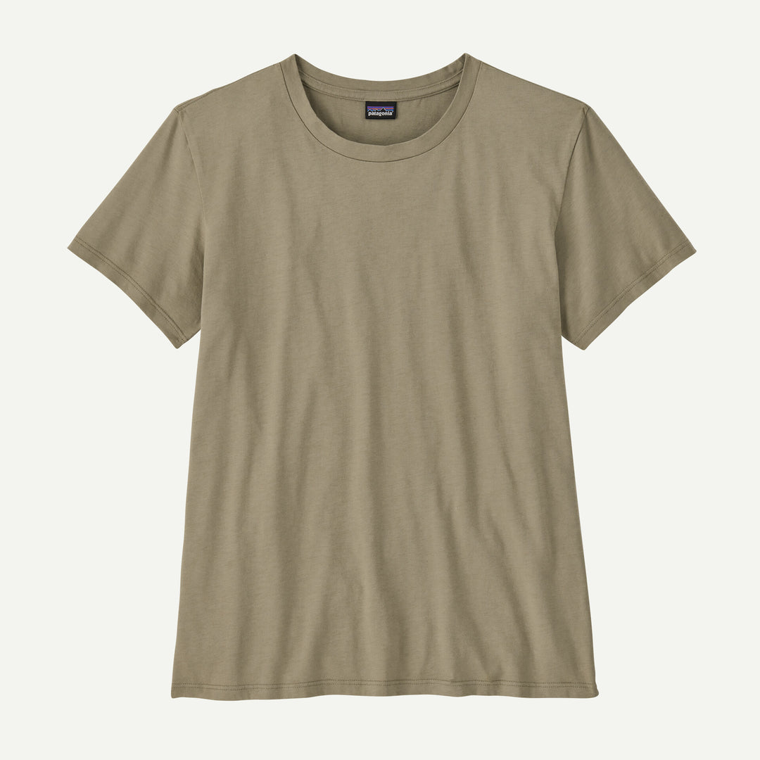 Patagonia Women's Regenerative Organic Certified Cotton Tee - ROCK GREEN - Sun Diego Boardshop