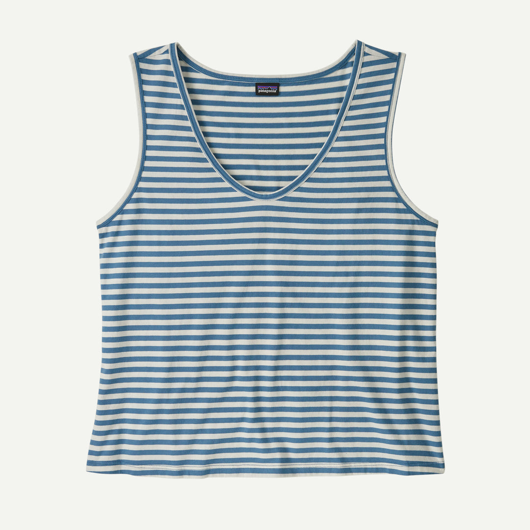 Patagonia Women's Regenerative Organic Certified Cotton Tank Top - STILL BLUE - Sun Diego Boardshop