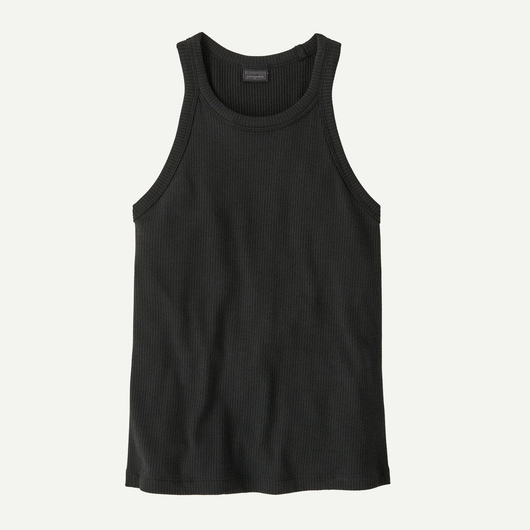 Patagonia Women's Rib Knit Tank Top - Black - Sun Diego Boardshop