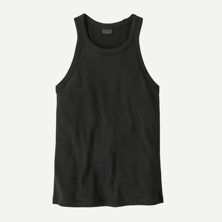 Patagonia Women's Rib Knit Tank Top - Black - Sun Diego Boardshop