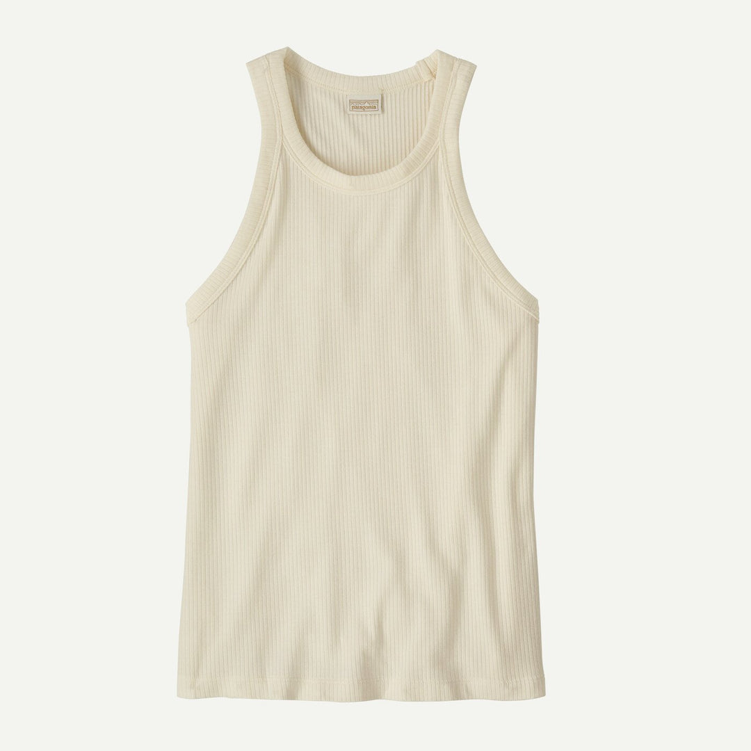 Patagonia Women'S Rib Knit Tank Top - White - Sun Diego Boardshop
