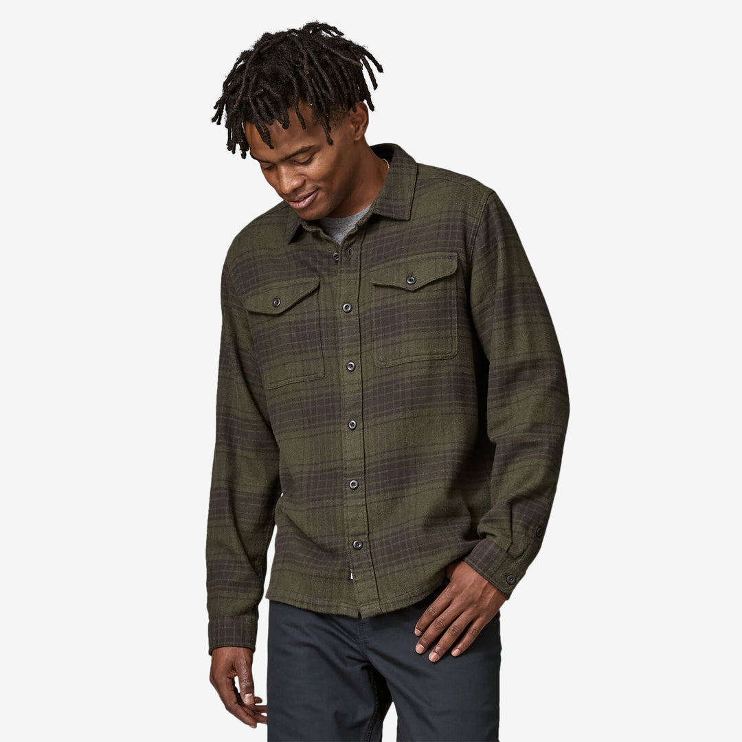 Patagonia Men's Fjord Flannel Shirt - CASCADE BASIN GREEN - Sun Diego Boardshop