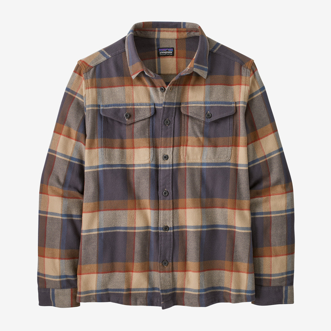 Patagonia Men's Fjord Flannel Shirt - SUNRISE RIDGE FORGE GREY - Sun Diego Boardshop