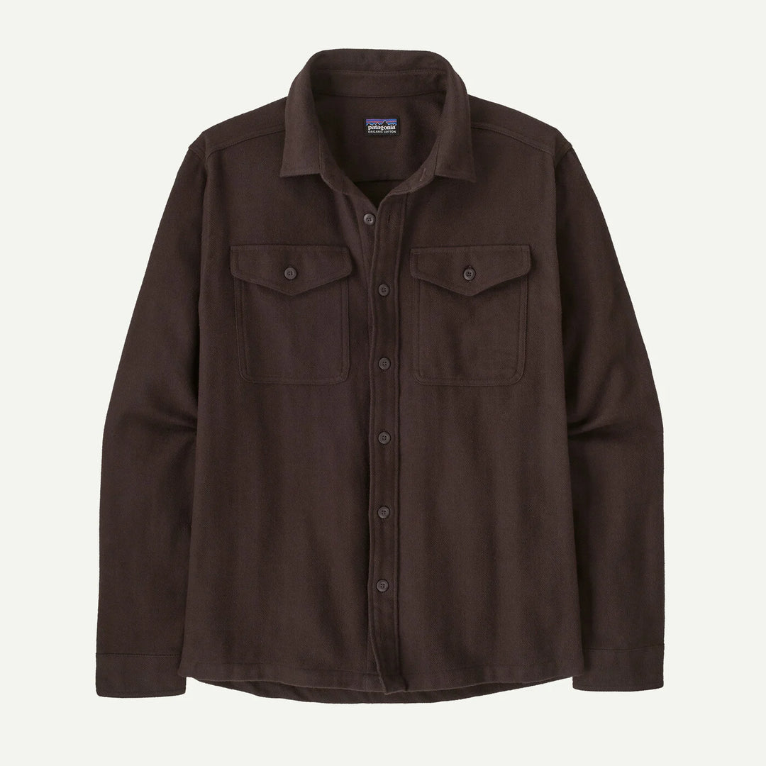 Patagonia Men's Fjord Flannel Shirt - Mirror Weave: Den Brown - Sun Diego Boardshop