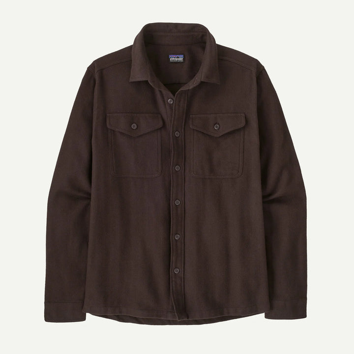 Patagonia Men's Fjord Flannel Shirt - Mirror Weave: Den Brown - Sun Diego Boardshop