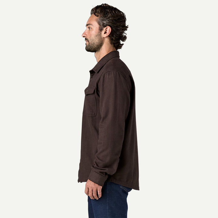 Patagonia Men's Fjord Flannel Shirt - Mirror Weave: Den Brown - Sun Diego Boardshop