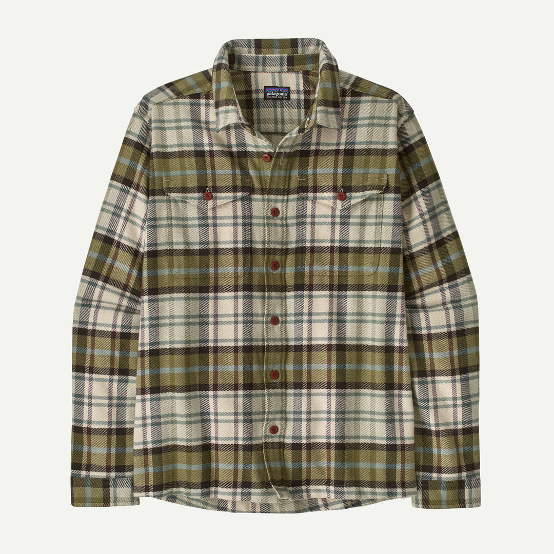 Patagonia Men's Fjord Flannel Shirt - Rising Storm: Weathered Stone - Sun Diego Boardshop