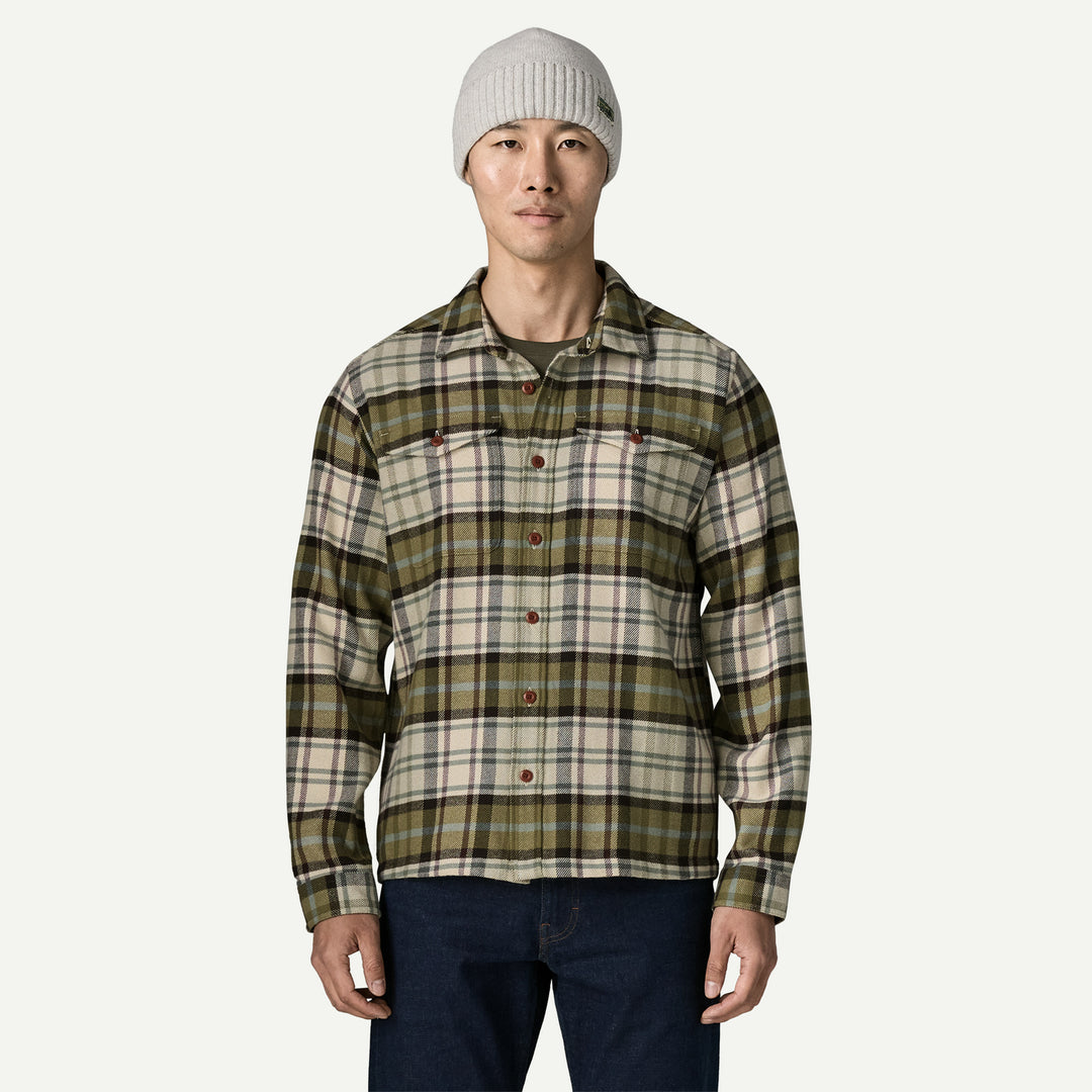 Patagonia Men's Fjord Flannel Shirt - Rising Storm: Weathered Stone - Sun Diego Boardshop