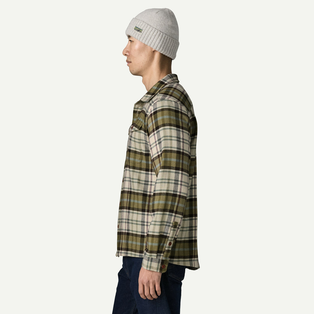 Patagonia Men's Fjord Flannel Shirt - Rising Storm: Weathered Stone - Sun Diego Boardshop