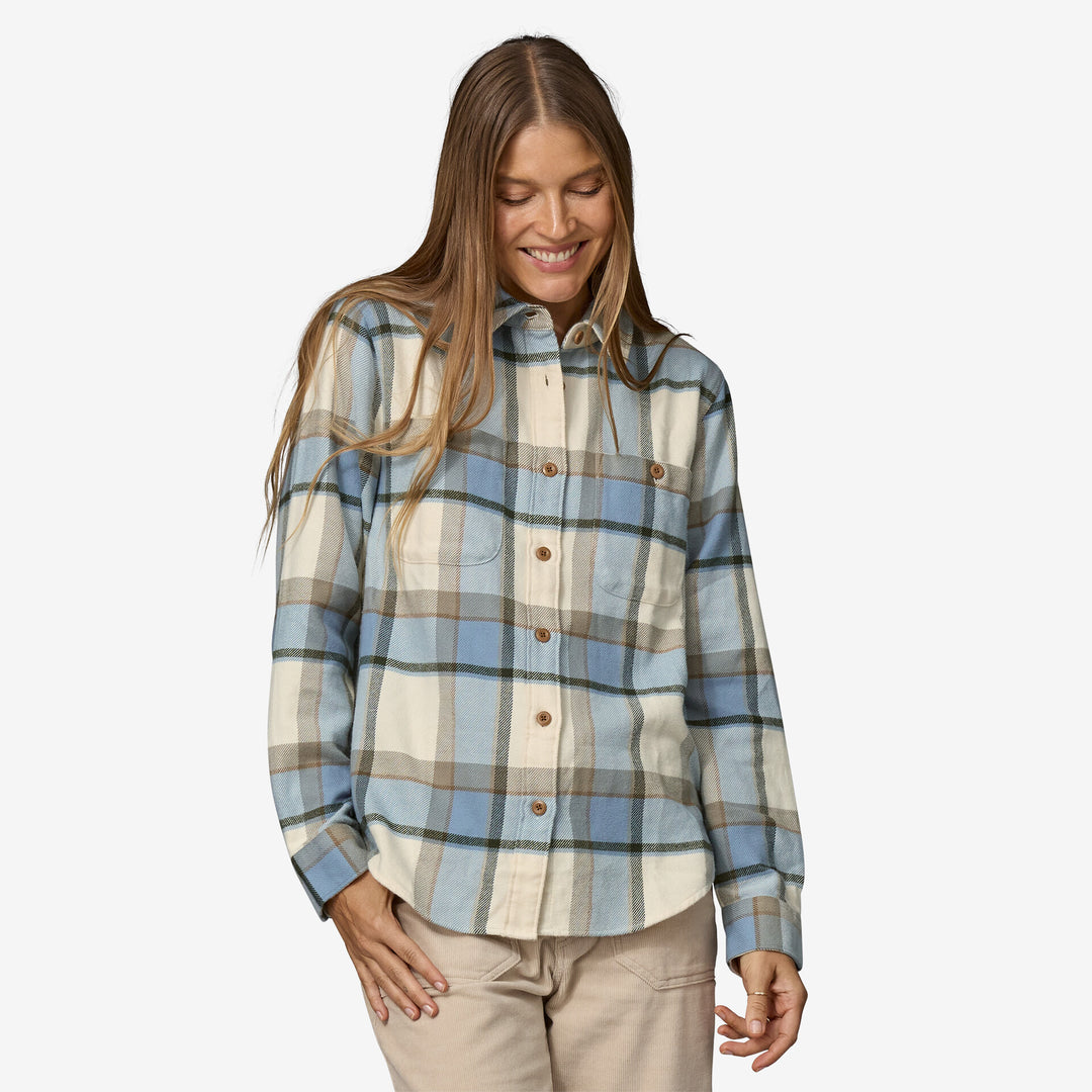 Patagonia Women's Fjord Flannel Shirt - SUNRISE RIDGE NATURAL - Sun Diego Boardshop