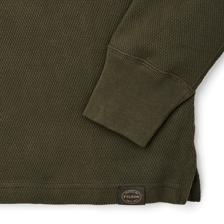 Filson Men's Waffle Knit Henley - Mossy Rock - Sun Diego Boardshop