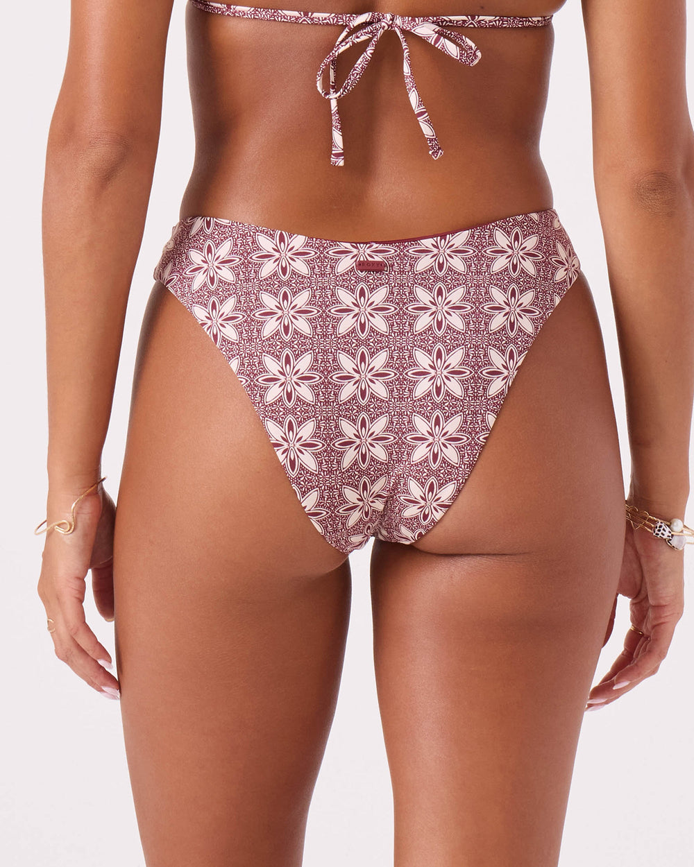 Roxy Batik Bloom Scoop Cheeky Bikini Bottom - Port - Sun Diego Boardshop