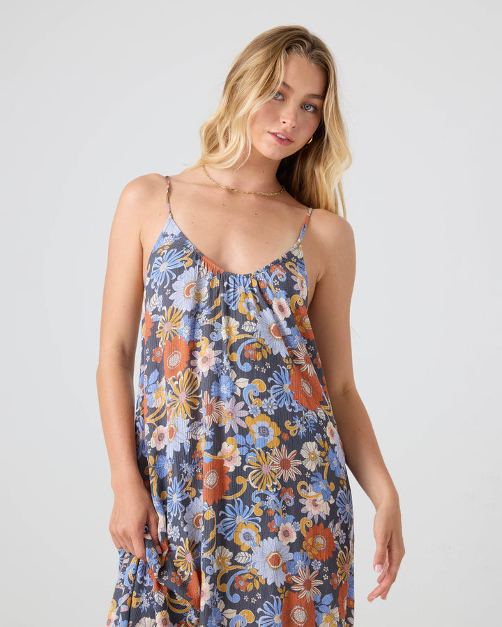 Roxy Women's Soul Flower Cover Dress - Gray Combo - Sun Diego Boardshop