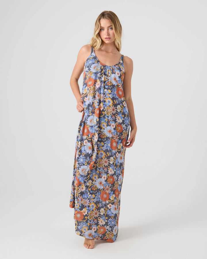 Roxy Women's Soul Flower Cover Dress - Gray Combo - Sun Diego Boardshop