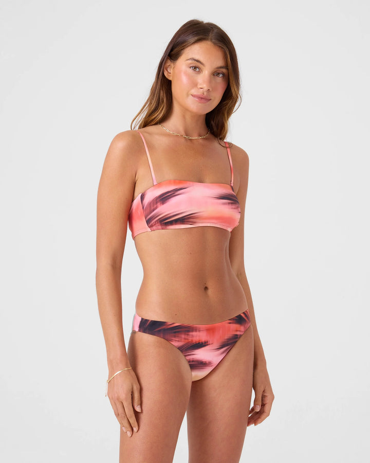 Roxy Women's Palm Before The Storm Hipster Moderate Bikini Bottom - Blkcoral - Sun Diego Boardshop
