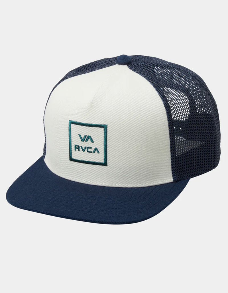 RVCA  ALL THE WAY TRUCKER HAT - WHITE - Sun Diego Boardshop