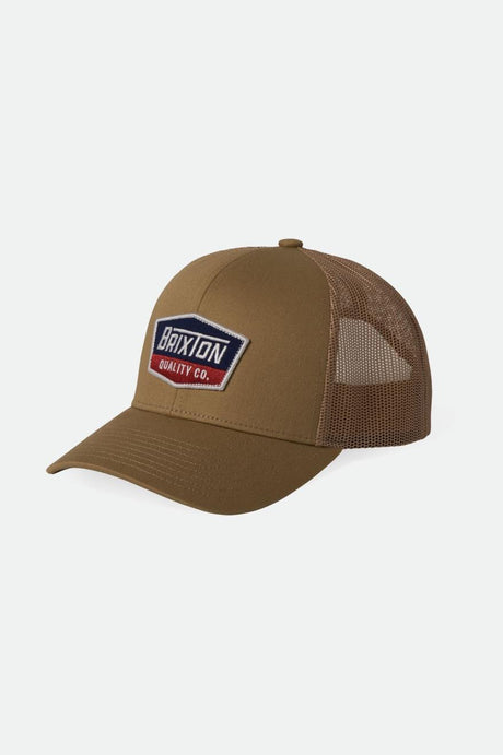 Brixton Regal Netplus Trucker Hat - KHAKI - Sun Diego Boardshop