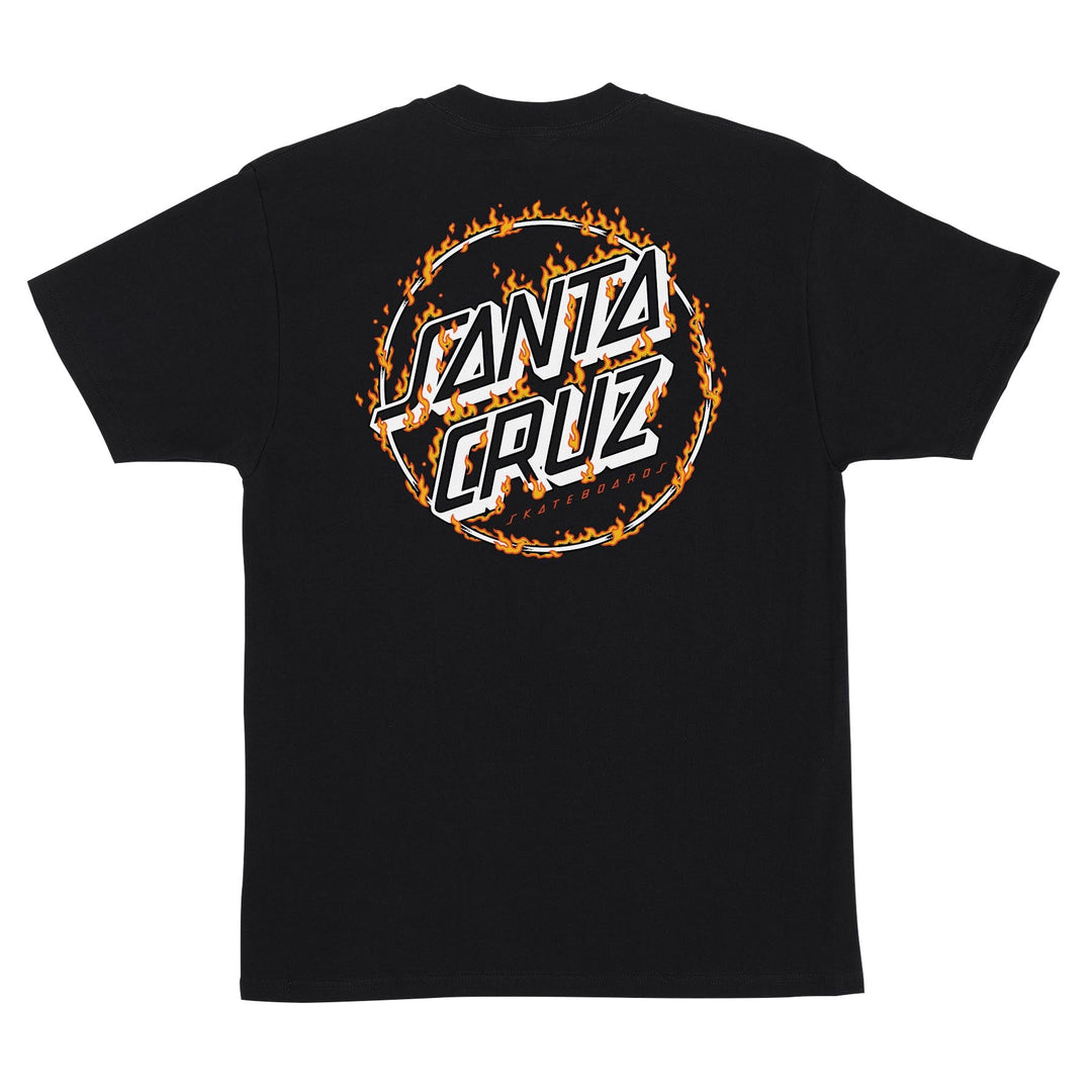 Santa Cruz Burnt Opus T-Shirt - Black - Sun Diego Boardshop