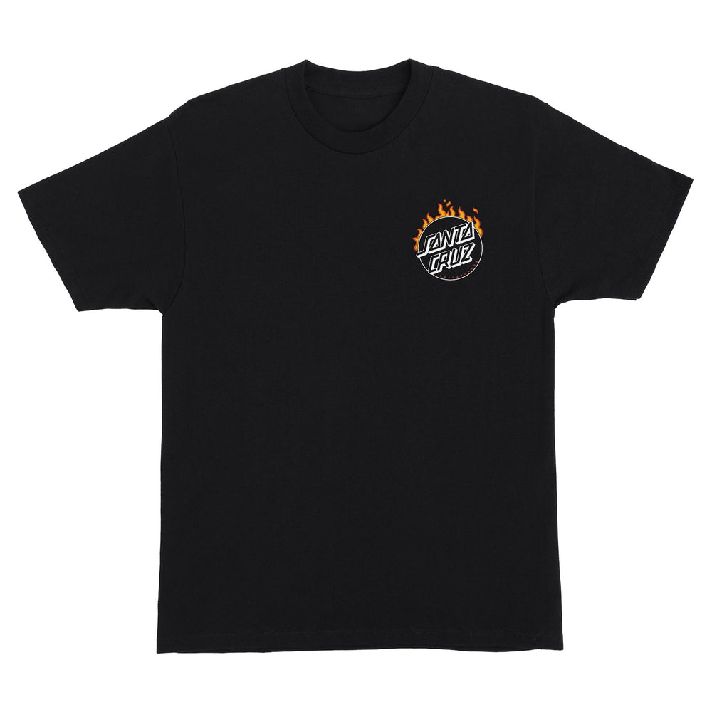 Santa Cruz Burnt Opus T-Shirt - Black - Sun Diego Boardshop