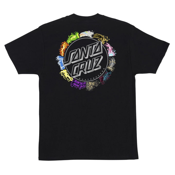 Santa Cruz Men's Pokémon Power Dot T-Shirt - Black - Sun Diego Boardshop