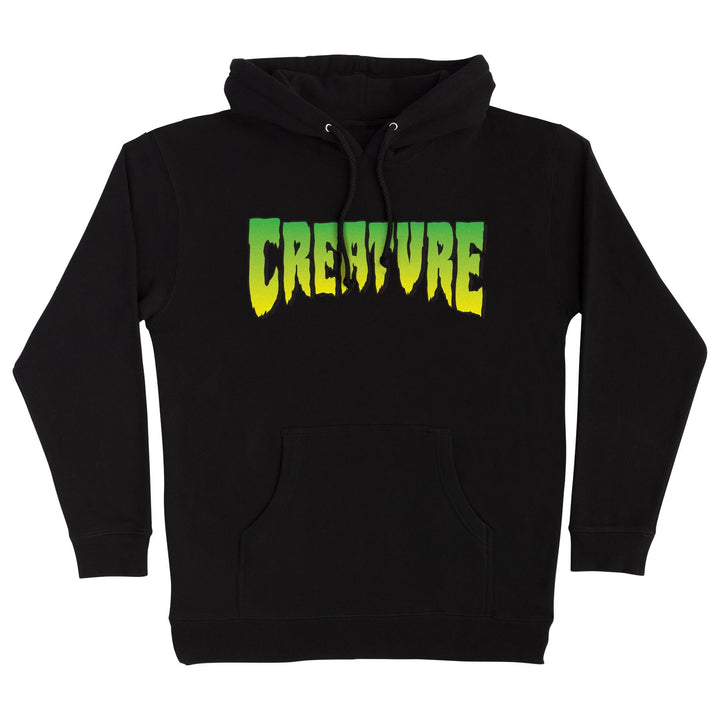 Creature Logo Men's Hoodie - BLACK - Sun Diego Boardshop