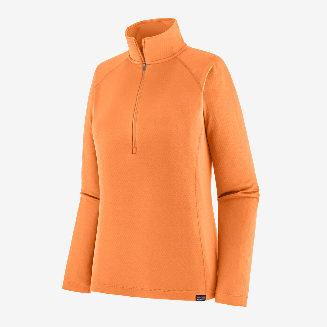 Patagonia Women's Capilene Midweight Zip-Neck - VIVID APRICOT - Sun Diego Boardshop