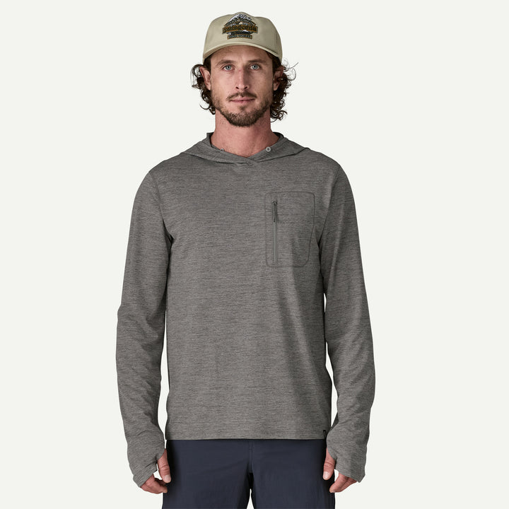 Patagonia Men's Capilene Cool Sun Hoody - Forge Grey- Noble Grey X-Dye - Sun Diego Boardshop