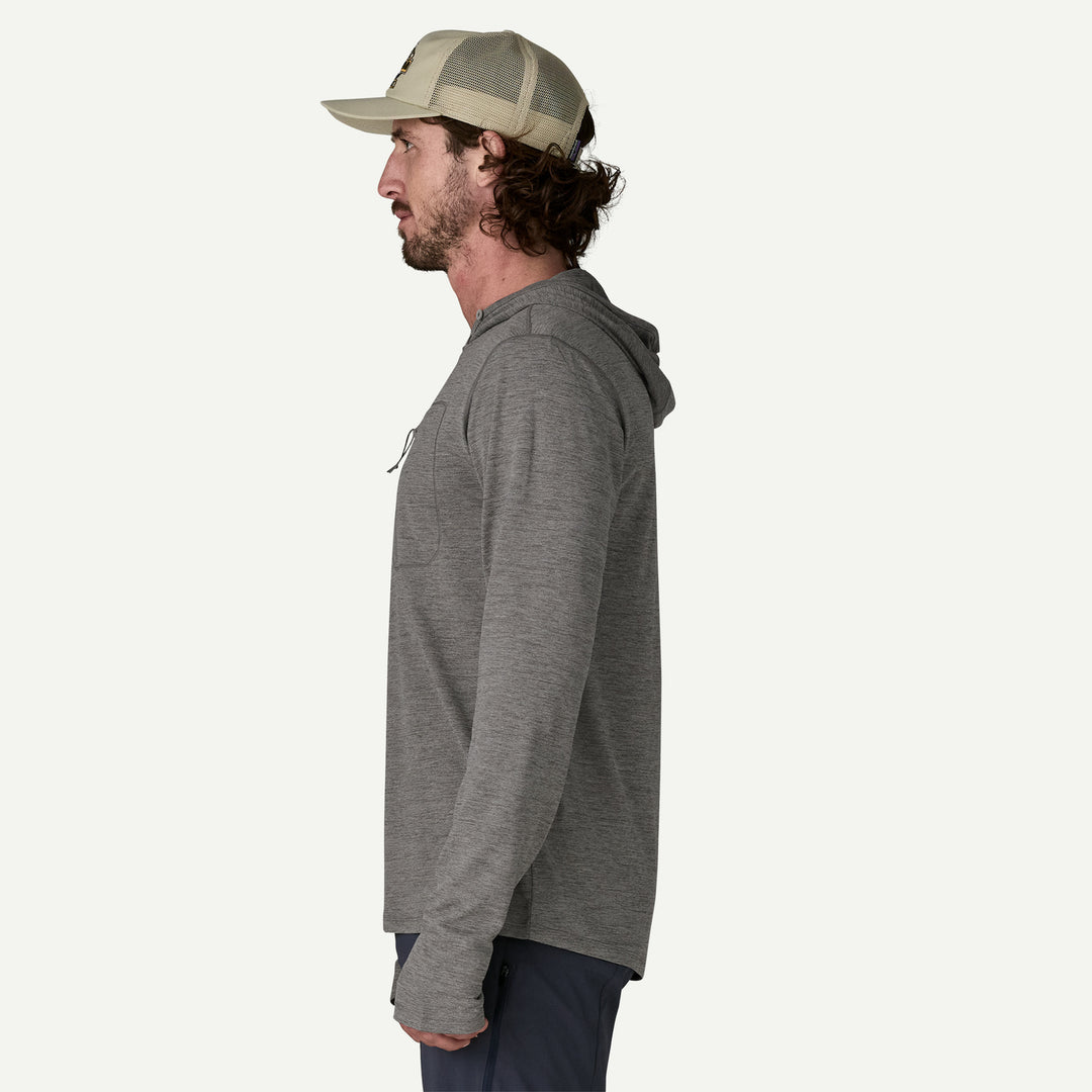 Patagonia Men's Capilene Cool Sun Hoody - Forge Grey- Noble Grey X-Dye - Sun Diego Boardshop