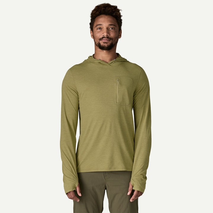 Patagonia Men's Capilene Cool Sun Hoody - Gumtree Green- Light Gumtree Green X-Dye - Sun Diego Boardshop