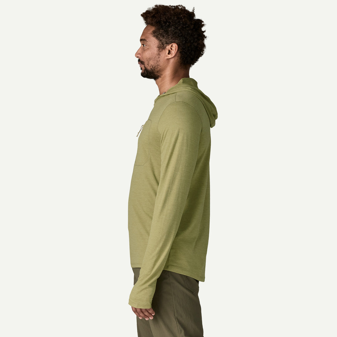 Patagonia Men's Capilene Cool Sun Hoody - Gumtree Green- Light Gumtree Green X-Dye - Sun Diego Boardshop