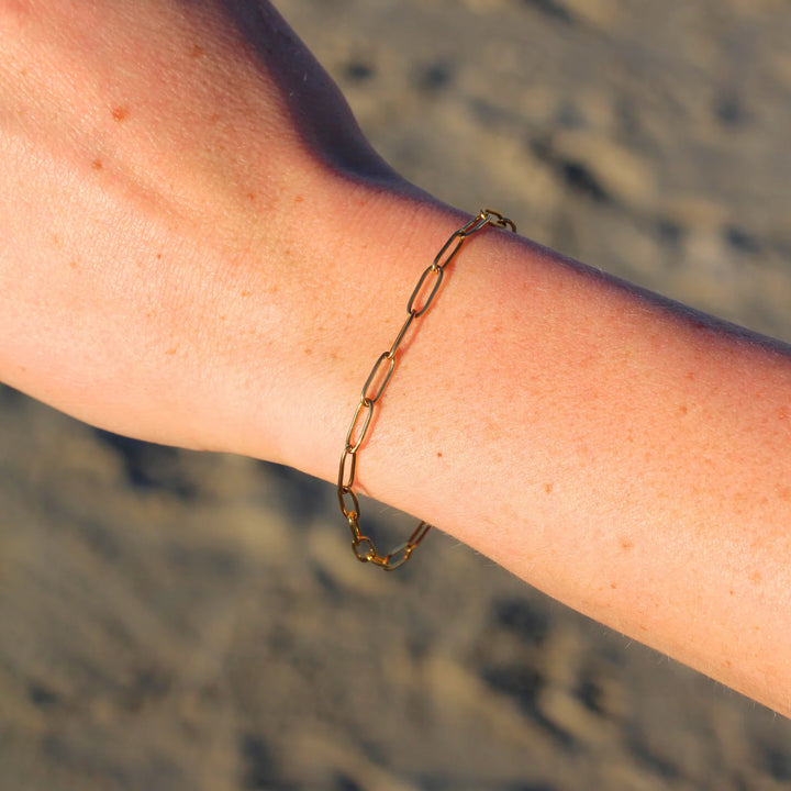 Mauka Gold Link Bracelet - Gold - Sun Diego Boardshop