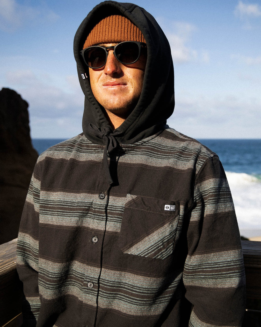 Salty Crew Outback Hooded Flannel Salty Crew Outback Hooded Flannel